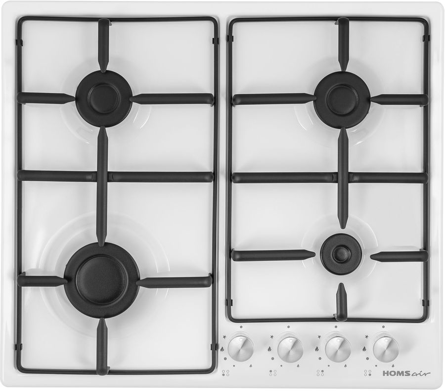Газовая варочная поверхность HomsAir HGE643GWH белый