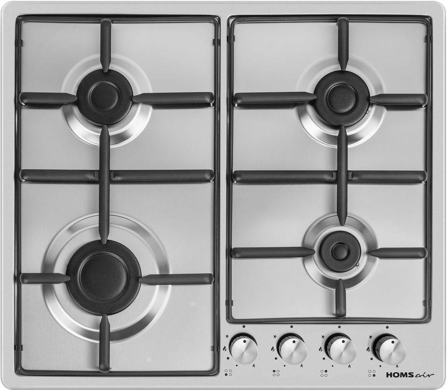 Газовая варочная поверхность HomsAir HGS643GS нержавеющая сталь