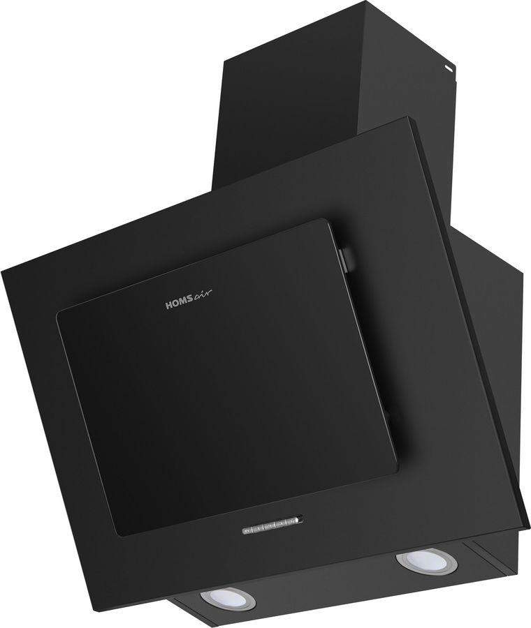 Вытяжка каминная HomsAir BELL 60 Black черный управление: кнопочное (1 мотор)