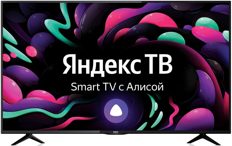 Телевизор LED BBK 55" 55LEX-8287/UTS2C Яндекс.ТВ черный 4K Ultra HD 60Hz DVB-T2 DVB-C DVB-S2 WiFi Smart TV (RUS)