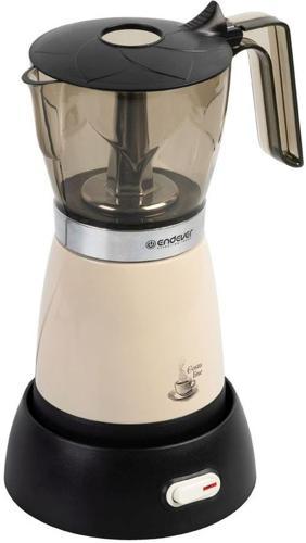 Кофеварка гейзерная Endever Costa-1007 480Вт бежевый/черный