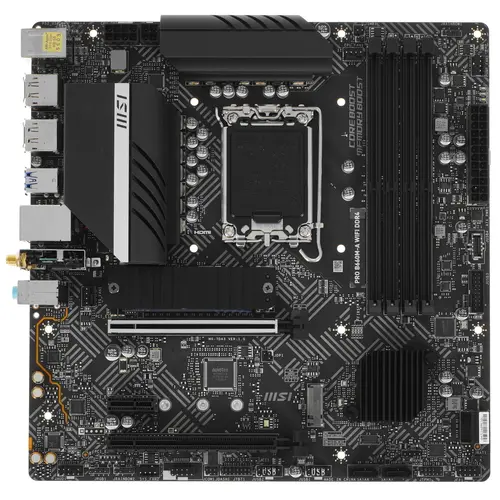 Материнская плата MSI PRO B660M-A WIFI Soc-1700 Intel B660 4xDDR5 mATX AC`97 8ch(7.1) 2.5Gg+HDMI+DP