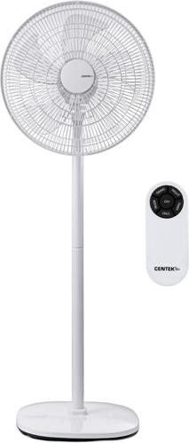 Вентилятор напольный Centek CT-5024 65Вт скоростей:4 ПДУ белый