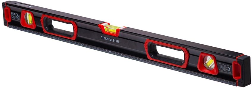 Уровень Ada TITAN 80 Plus пузырьковый 3глаз. магнит. черный (А00511)