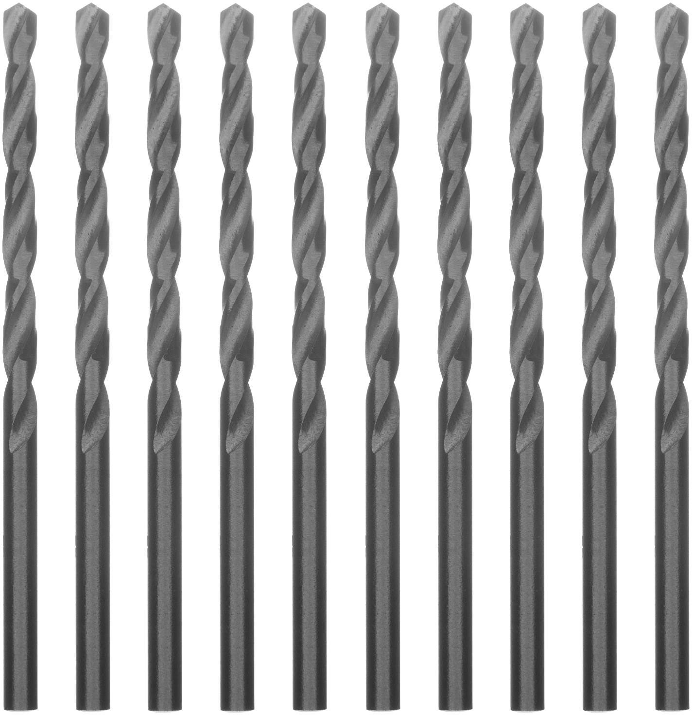 Сверло Matrix 71535 по металлу Д=3.5мм Дл=70мм (10пред.) для дрелей