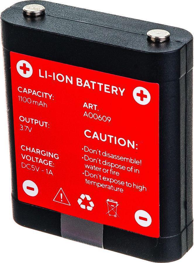 Батарея аккумуляторная Ada LBAT-1100 3.7В 1.1Ач Li-Ion (А00609)