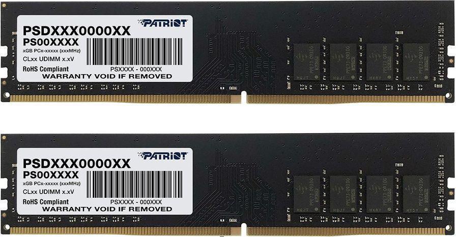 Память DDR4 2x8Gb 3200MHz Patriot PSD416G3200K Signature RTL PC4-25600 CL22 DIMM 288-pin 1.2В single rank