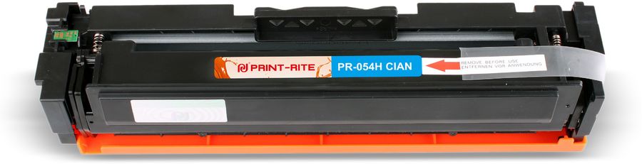 Картридж лазерный Print-Rite TFCA06CPU1J PR-054H CIAN 054H Cian голубой (2300стр.) для Canon LBP 621Cw/623Cdw/641Cw/643Cdw