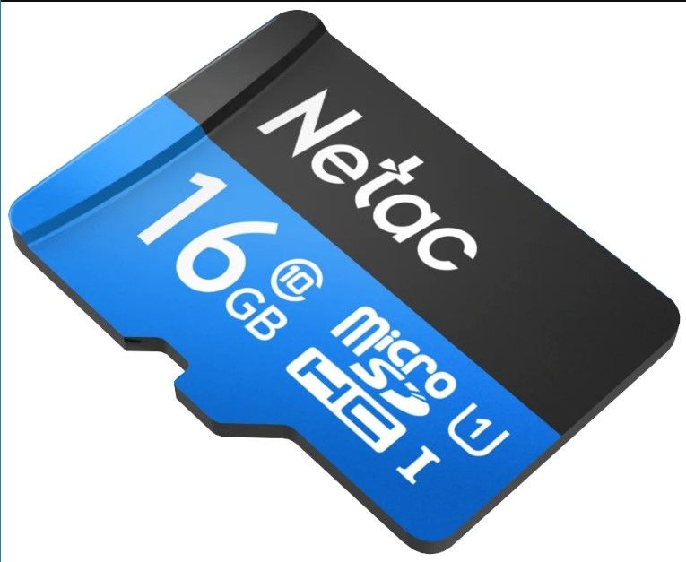 Флеш карта microSDHC 16Gb Class10 Netac NT02P500STN-016G-R P500 + adapter