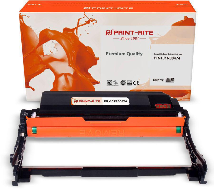 Блок фотобарабана Print-Rite TFX912BPU1J PR-101R00474 101R00474 черный для PH 3052/3260 WC 3215/3225 Xerox