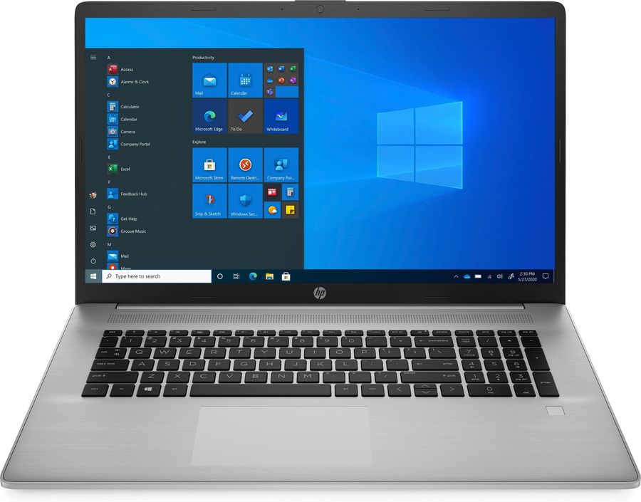 Ноутбук HP 470 G8 Core i5 1135G7 8Gb SSD512Gb Intel Iris Xe graphics 17.3" IPS FHD (1920x1080) Windows 10 Professional 64 silver WiFi BT Cam