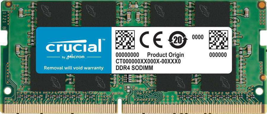 Память DDR4 8Gb 3200MHz Crucial CT8G4SFRA32A RTL PC4-25600 CL22 SO-DIMM 260-pin 1.2В single rank