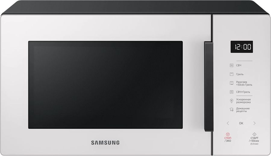 Микроволновая Печь Samsung MG23T5018AE/BW 23л. 800Вт белый/черный