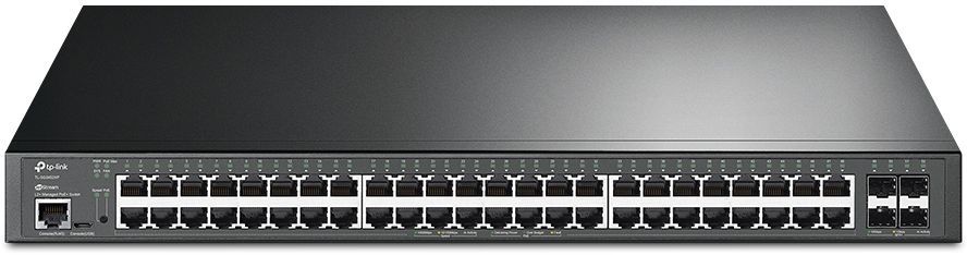Коммутатор TP-Link SG3452XP (L2+) 48x1Гбит/с 4SFP+ 48PoE+ 500W управляемый