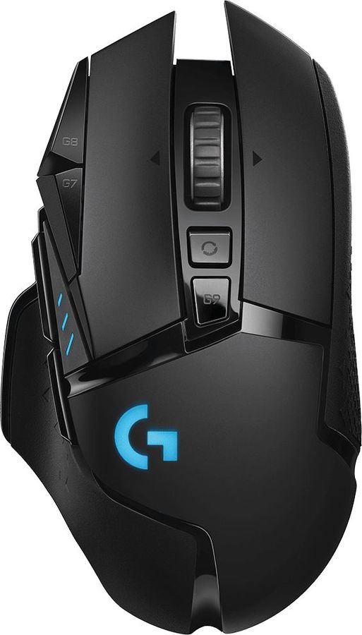 Мышь Logitech G502 Lightspeed черный оптическая (25600dpi) беспроводная USB (9but)