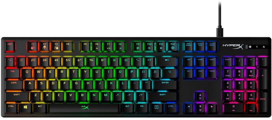 Клавиатура HyperX Alloy Origins RGB US механическая черный USB for gamer LED (4P5N9AA#ABA)