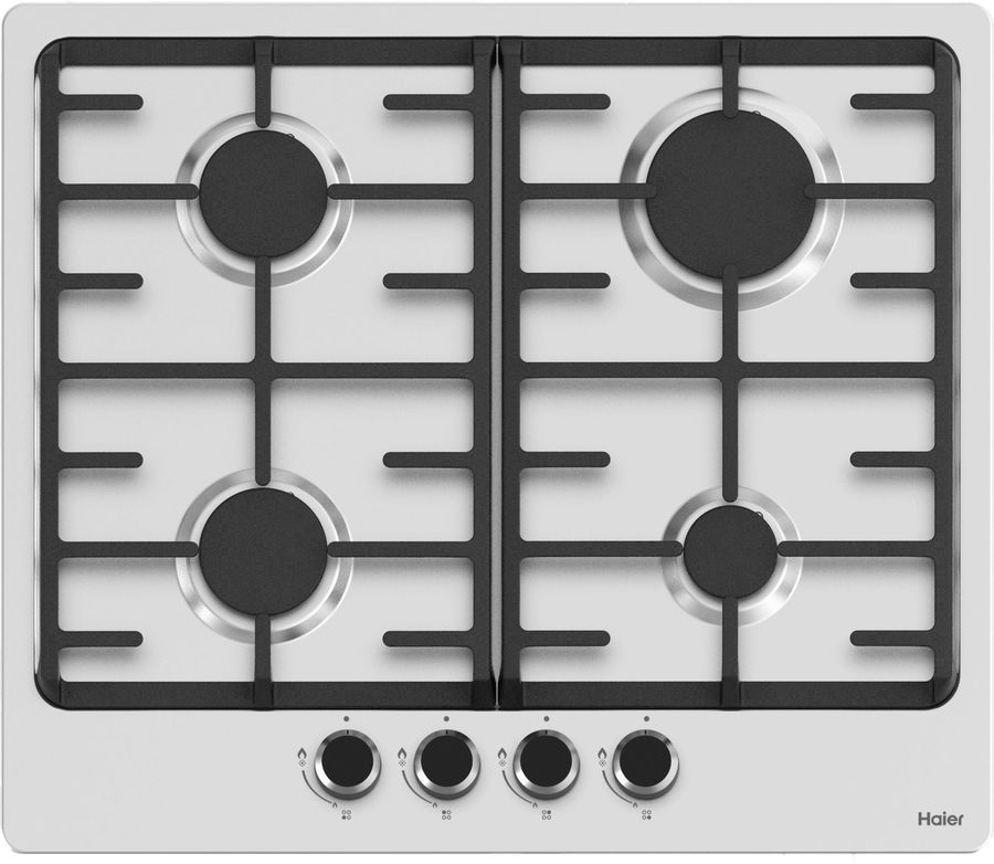 Газовая варочная поверхность Haier HHX-M64CNX нержавеющая сталь