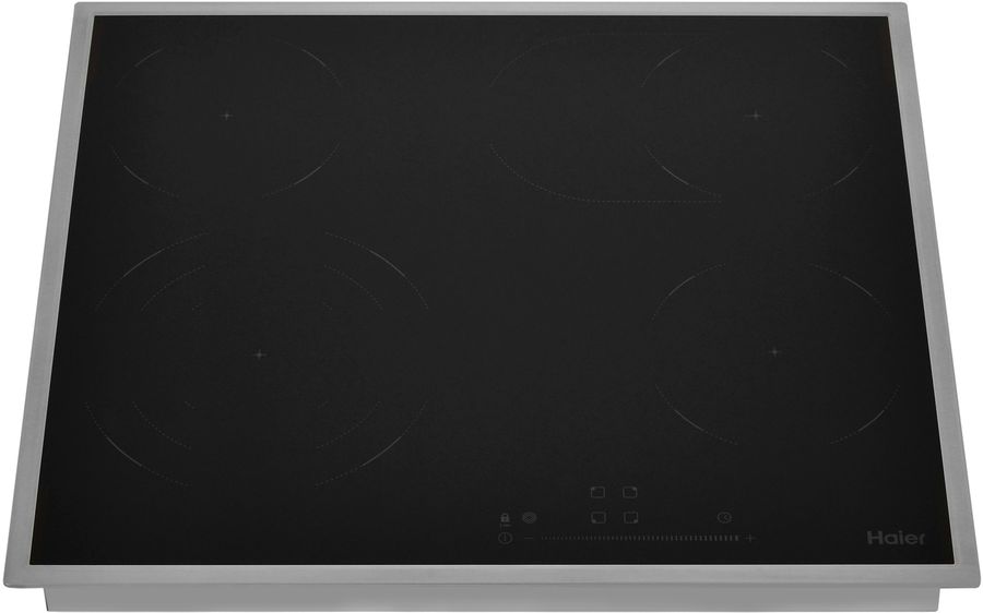Варочная поверхность Haier HHY-C64TOFB черный/нержавеющая сталь
