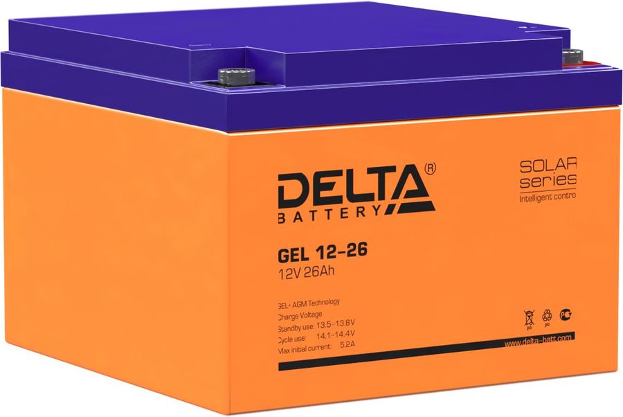 Батарея для ИБП Delta GEL 12-26 12В 26Ач