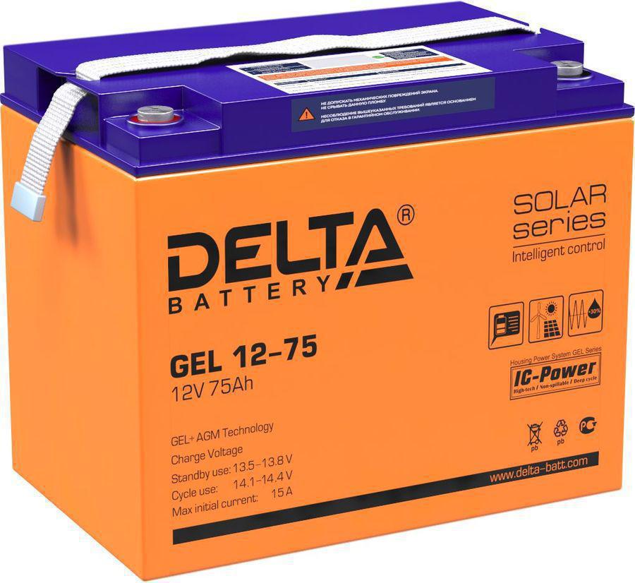 Батарея для ИБП Delta GEL 12-75 12В 75Ач