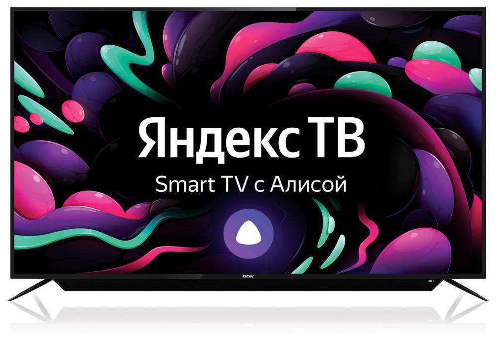 Телевизор LED BBK 65" 65LEX-8262/UTS2C Яндекс.ТВ черный 4K Ultra HD 50Hz DVB-T2 DVB-C DVB-S2 WiFi Smart TV (RUS)