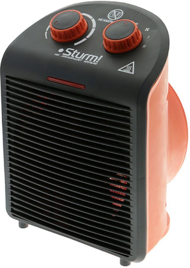 Тепловентилятор Sturm! FH2001 2000Вт черный/оранжевый