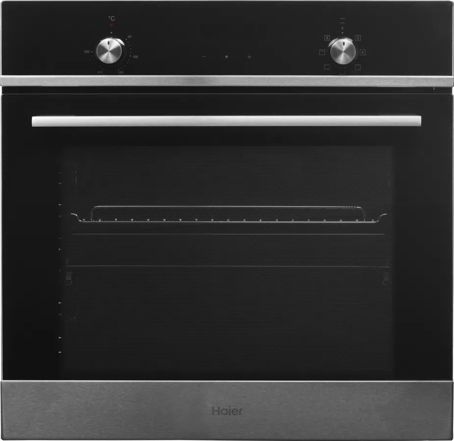 Духовой шкаф Электрический Haier HOX-P06HGBX черное стекло/нержавеющая сталь
