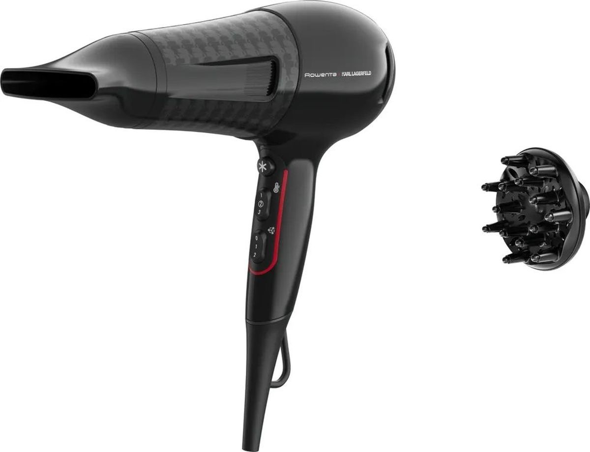 Фен Rowenta CV591LF0 2100Вт черный (1830008507)