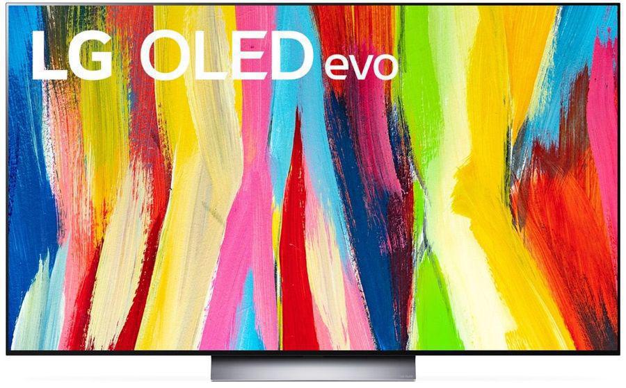 Телевизор OLED LG 77" OLED77C2RLA.ADGG темный титан 4K Ultra HD 120Hz DVB-T DVB-T2 DVB-C DVB-S DVB-S2 USB WiFi Smart TV (RUS)
