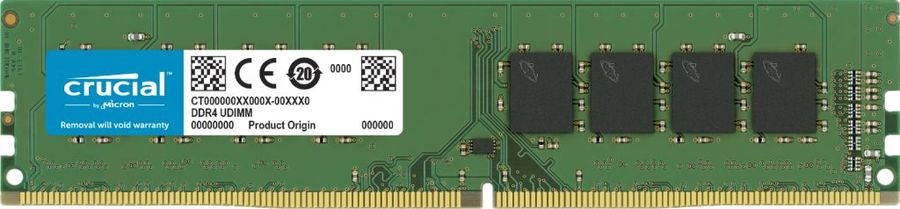 Память оперативная DDR4 Crucial 16GB 3200 UDIMM CT16G4DFS832A Non-ECC, CL19, 1.2V, SRx8, bulk