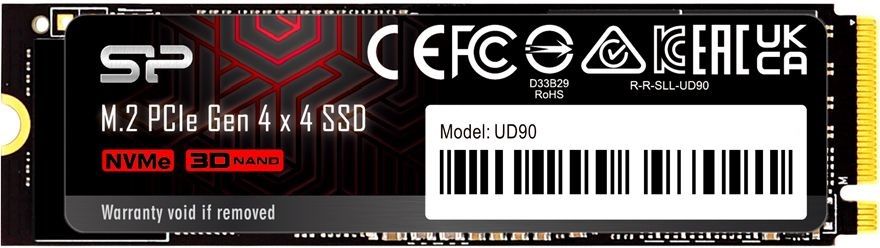 Накопитель SSD Silicon Power PCIe 4.0 x4 250GB SP250GBP44UD9005 M-Series UD90 M.2 2280