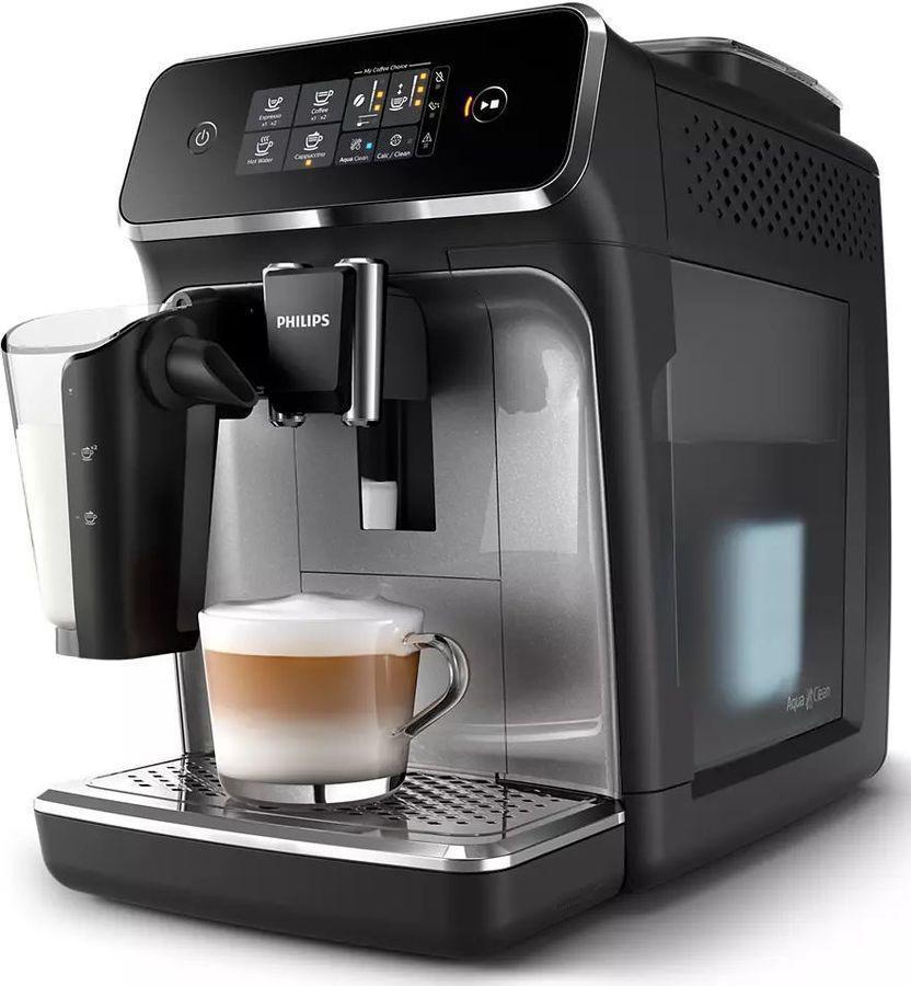 Кофемашина Philips Series 2200 EP2236/40 1500Вт черный/серебристый
