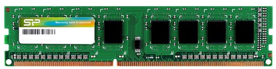 Память DDR3 4Gb 1600MHz Silicon Power SP004GBLTU160N02 RTL PC3-12800 CL11 DIMM 240-pin 1.5В Ret