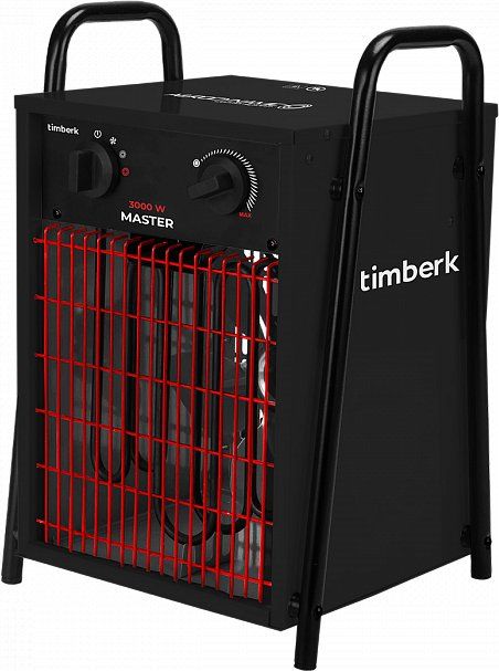 Тепловая пушка электрическая Timberk Master T-HG3-Q12T 3000Вт черный/красный