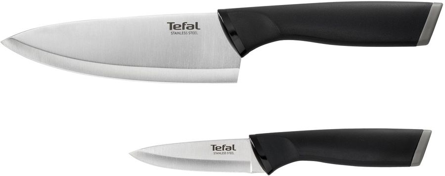 Набор ножей кухон. Tefal K2219355 (2100122007) компл.:2шт черный