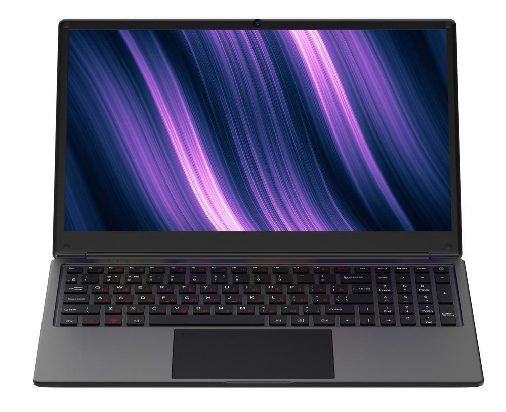 Ноутбук Hiper Workbook A1568K Core i5 1135G7 16Gb SSD512Gb Intel Iris Xe graphics 15.6" FHD (1920x1080) Windows 10 Professional black WiFi BT Cam 3000mAh (A1568K11356W1)