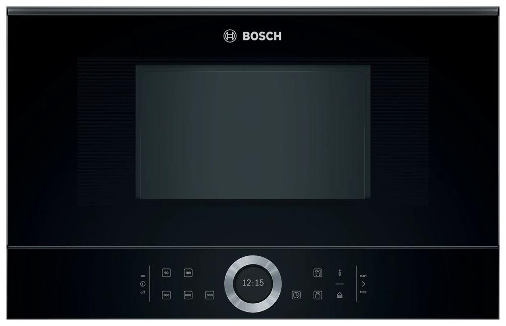 Микроволновая печь Bosch BFL634GB1 21л. 900Вт черный (встраиваемая)