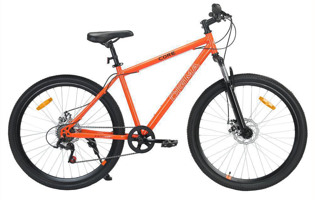 Велосипед Digma Core горный рам.:20" кол.:27.5" оранжевый 16.75кг (CORE-27.5/20-ST-S-O)