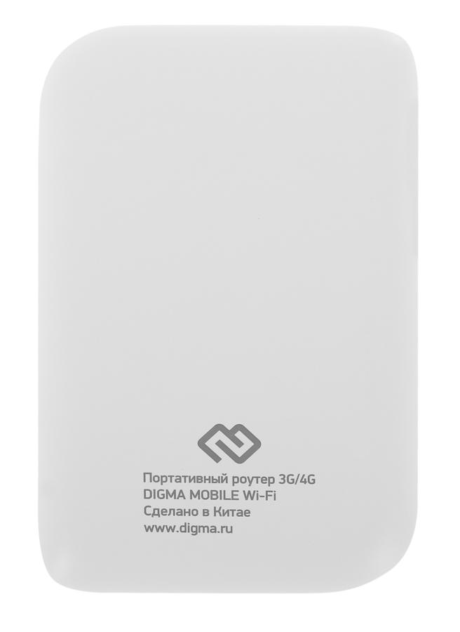 Модем 3G/4G Digma Mobile Wi-Fi DMW1967 USB Type-C Wi-Fi Firewall +Router внешний белый
