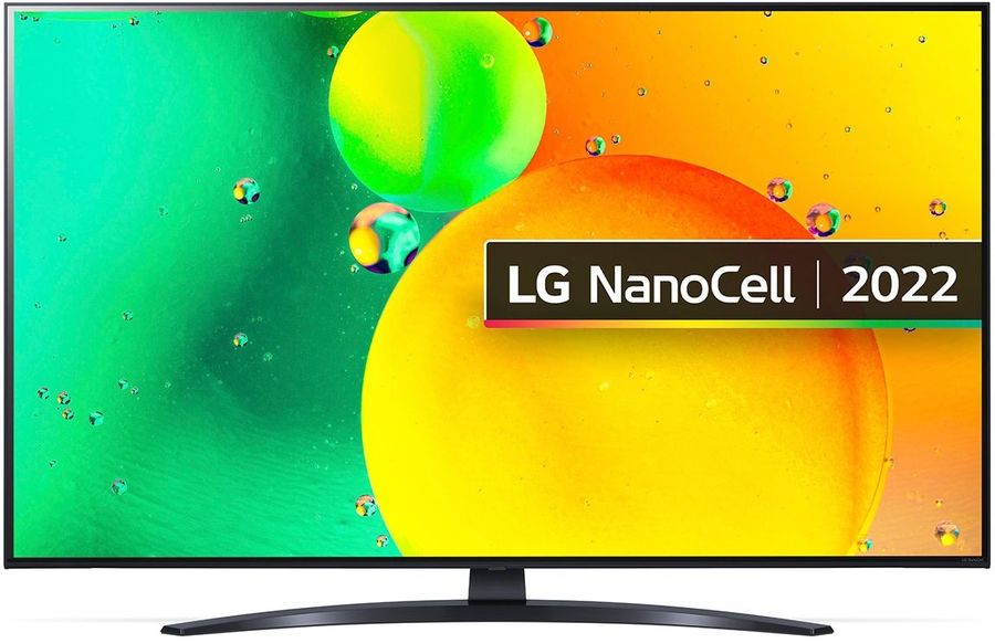 Телевизор LED LG 43" 43NANO766QA.ARUB синяя сажа 4K Ultra HD 60Hz DVB-T DVB-T2 DVB-C DVB-S DVB-S2 WiFi Smart TV (RUS)