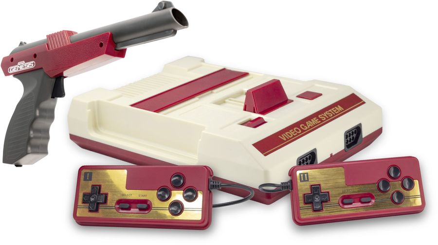 Игровая консоль Retro Genesis Classic Lasergun белый/красный в комплекте: 303 игры