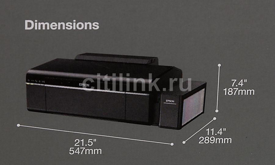 Принтер струйный Epson L805 A4 WiFi черный