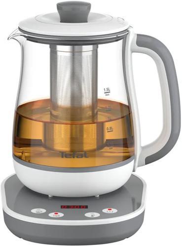 Чайник электрический Tefal BJ551B10 1.5л. 1430Вт белый корпус: стекло/пластик (7211004581)