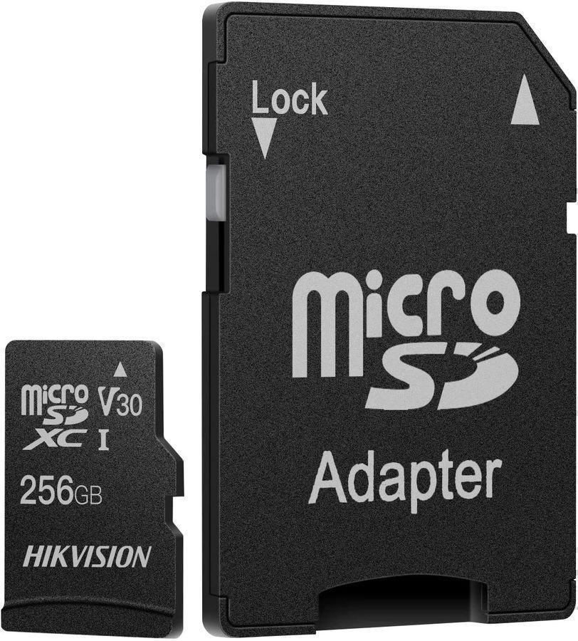 Флеш карта microSDXC 256Gb Class10 Hikvision HS-TF-C1(STD)/256G/Adapter C1 + adapter