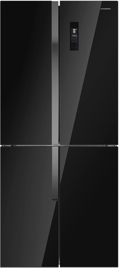 Холодильник Maunfeld MFF182NFBE 3-хкамерн. черный инвертер