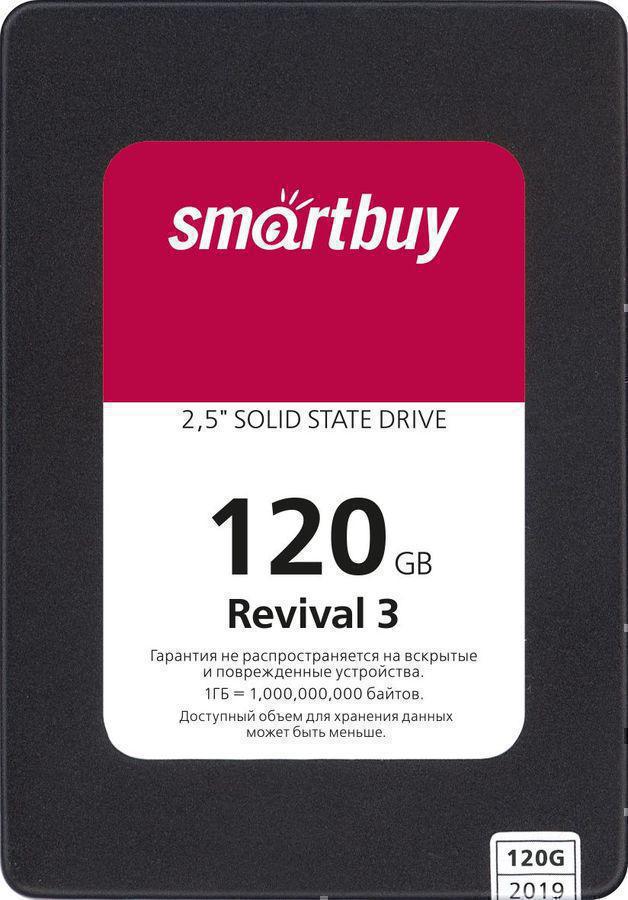 Накопитель SSD Smartbuy SATA III 120Gb SB120GB-RVVL3-25SAT3 Revival 3 2.5"