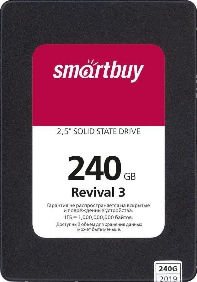 Накопитель SSD Smartbuy SATA III 240Gb SB240GB-RVVL3-25SAT3 Revival 3 2.5"