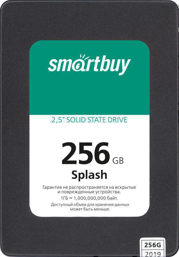 Накопитель SSD Smartbuy SATA III 256Gb SBSSD-256GT-MX902-25S3 Splash 2.5"