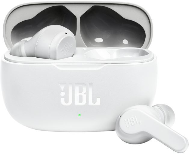 Гарнитура вкладыши JBL Wave 200TWS белый беспроводные bluetooth в ушной раковине (JBLW200TWSWHT)