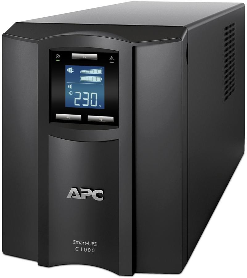 Источник бесперебойного питания APC Smart-UPS SC SMC1000I-CH 600Вт 1000ВА черный